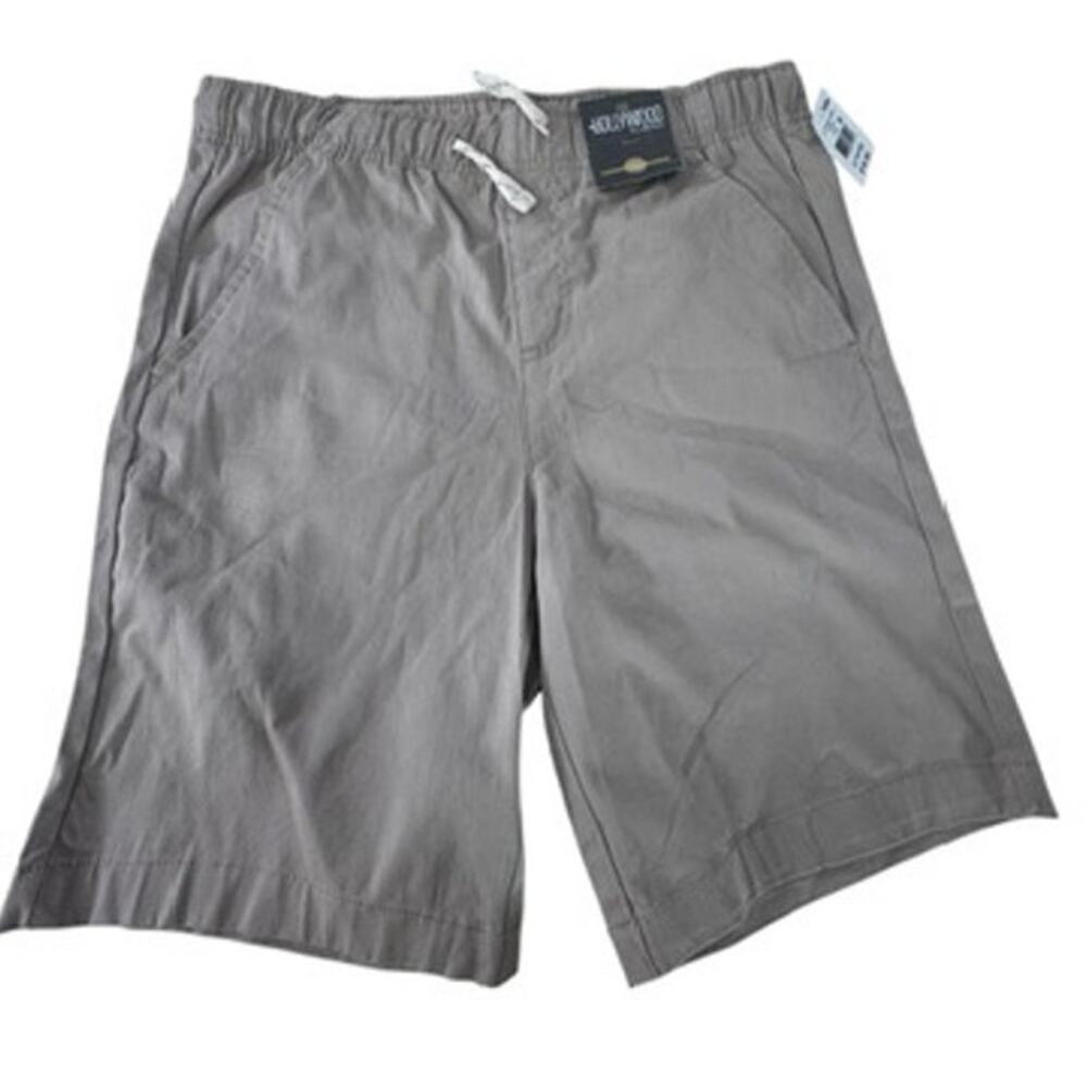 "Hollywood" Boys Tan Shorts Drawstring Waist SZ L 14-16 Meijer Brand Lightweight